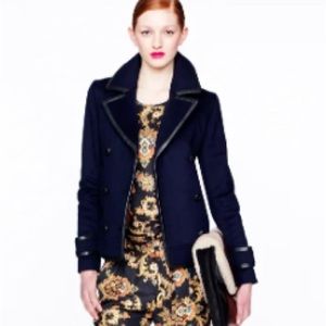 J.Crew Collection Golden Paisley Silk Top